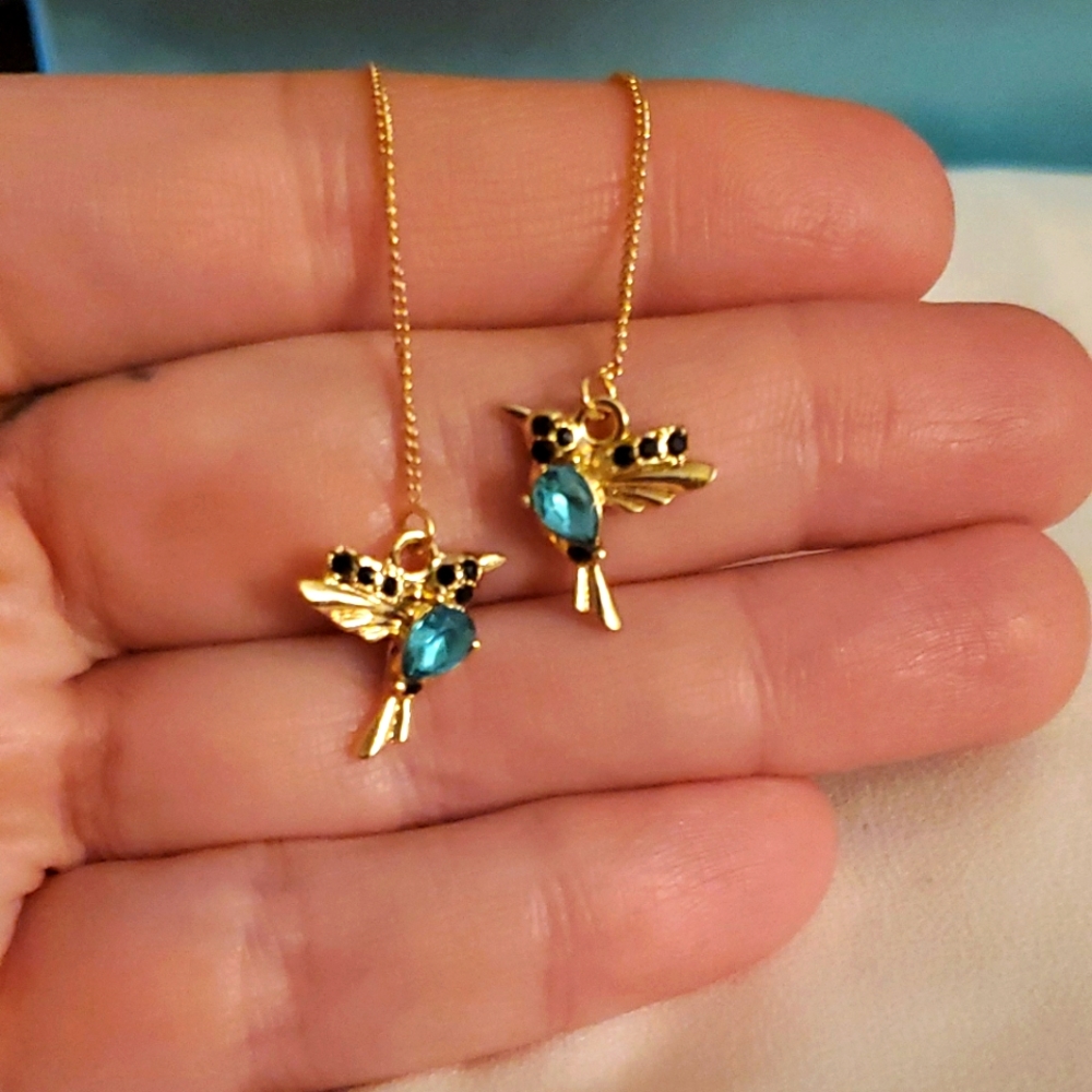 2 FOR $12⚠️Hummingbird Novelty earrings
